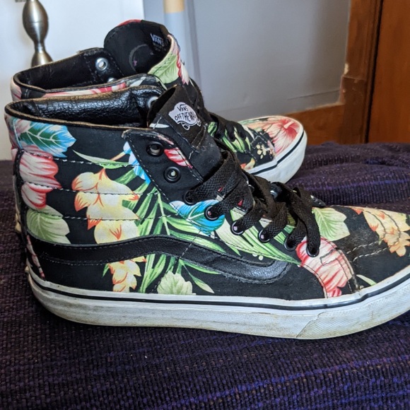 Vans High top floral print - Picture 4 of 7